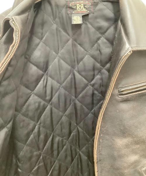 RRL（ダブルアールエル）RRL (ダブルアールエル) シングルライダースジャケット ブラウン サイズ:SIZE　Mの古着・服飾アイテム