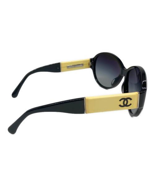 CHANEL（シャネル）CHANEL (シャネル) サングラス ブラック×イエローの古着・服飾アイテム