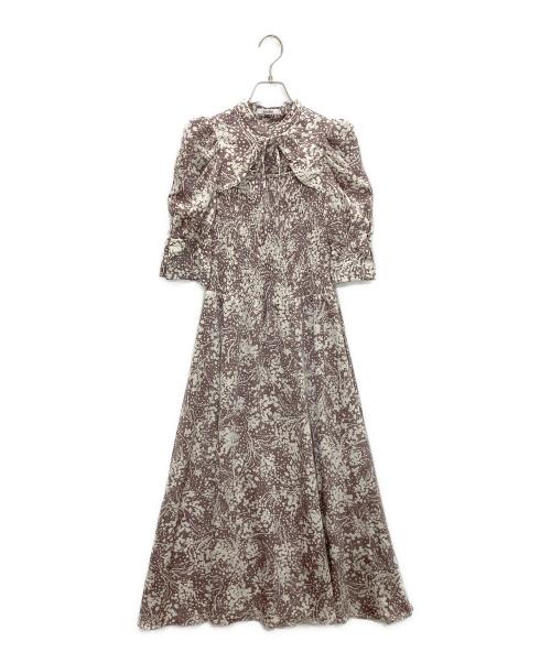 Snidel（スナイデル）Snidel (スナイデル) SWF0221208　デコルテオープンワンピース ラベンダーの古着・服飾アイテム