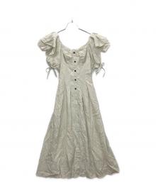 Snidel（スナイデル）の古着「スクエアネックワンピース」｜ホワイト