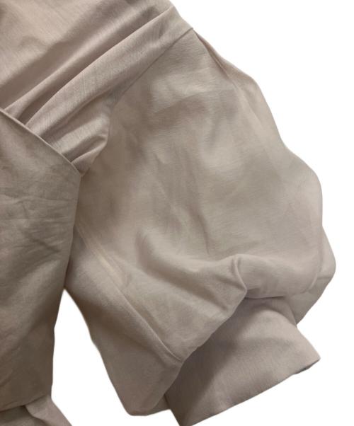 Snidel（スナイデル）Snidel (スナイデル) SWFB222065　コルセットドッキングブラウス モカ サイズ:Fの古着・服飾アイテム
