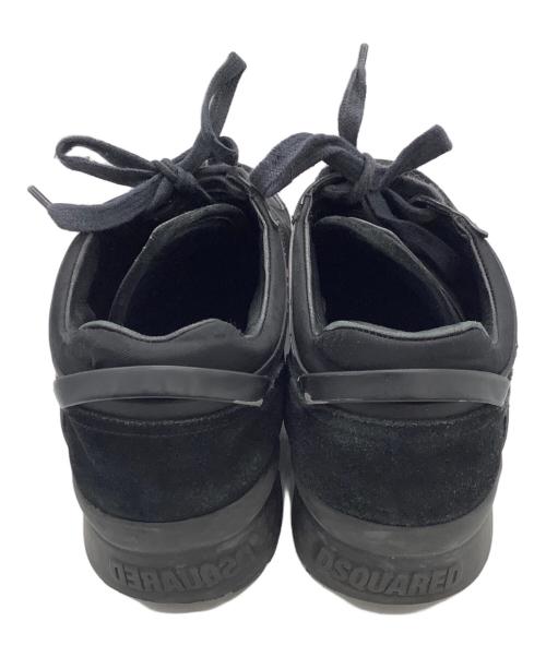 DSQUARED2（ディースクエアード）DSQUARED2 (ディースクエアード) スニーカー ブラック サイズ:41の古着・服飾アイテム