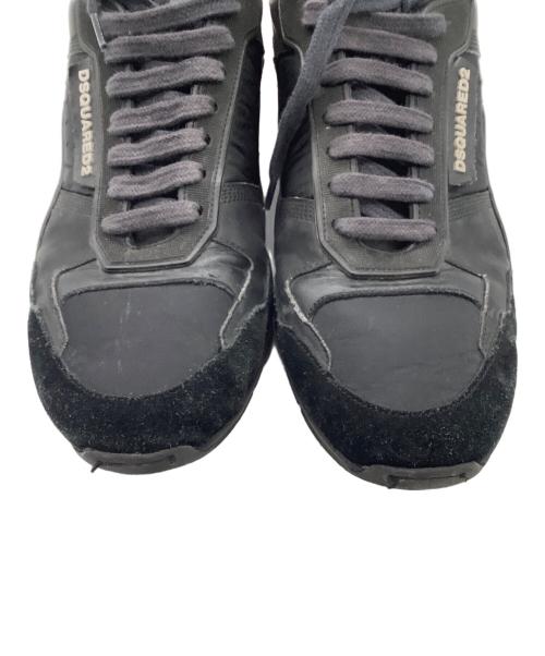 DSQUARED2（ディースクエアード）DSQUARED2 (ディースクエアード) スニーカー ブラック サイズ:41の古着・服飾アイテム