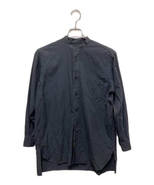 COMOLI（コモリ）COMOLI (コモリ) バンドカラーシャツ グレー サイズ:不明(記載なし)の古着・服飾アイテム