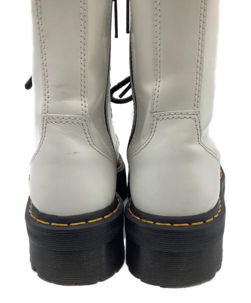 Dr.Martens（ドクターマーチン）Dr.Martens (ドクターマーチン) 8ホールブーツ ホワイト サイズ:26の古着・服飾アイテム