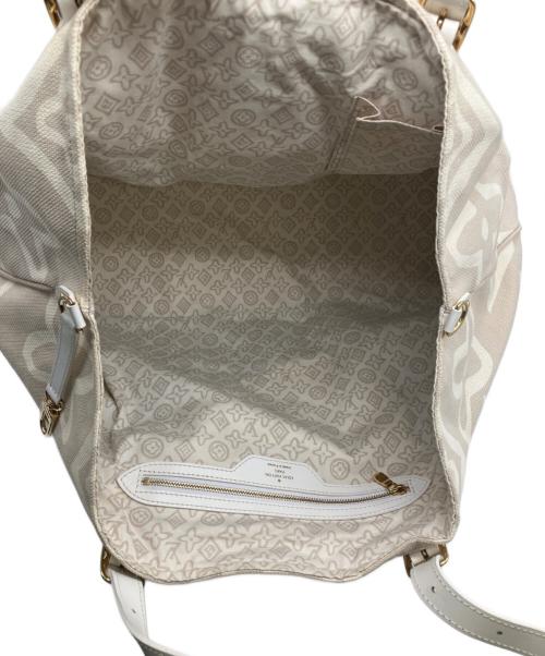 LOUIS VUITTON（ルイ ヴィトン）LOUIS VUITTON (ルイ ヴィトン) トートバッグ アイボリー×ホワイトの古着・服飾アイテム