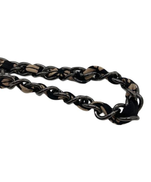 CHANEL（シャネル）CHANEL (シャネル) チェーンショルダーバッグ ブラック×ピンクの古着・服飾アイテム