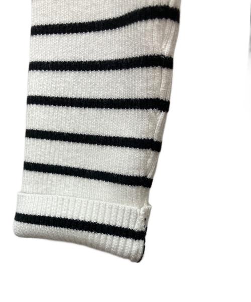 Apuweiser-riche（アプワイザーリッシェ）Apuweiser-riche (アプワイザーリッシェ) シアーイレヘムドッキングワンピース ホワイト×ブラック サイズ:SIZE 1 未使用品の古着・服飾アイテム