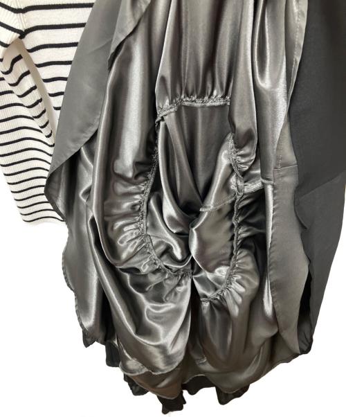 Apuweiser-riche（アプワイザーリッシェ）Apuweiser-riche (アプワイザーリッシェ) シアーイレヘムドッキングワンピース ホワイト×ブラック サイズ:SIZE 1 未使用品の古着・服飾アイテム