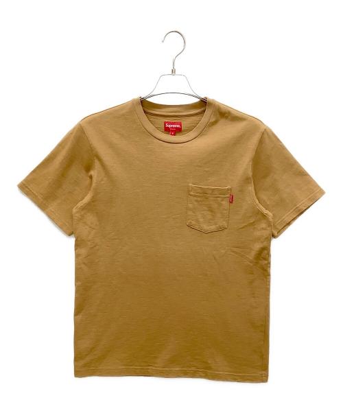SUPREME（シュプリーム）SUPREME (シュプリーム) ポケットカットソー ブラウン サイズ:Sの古着・服飾アイテム