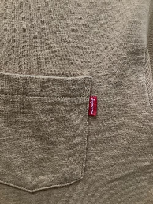 SUPREME（シュプリーム）SUPREME (シュプリーム) ポケットカットソー ブラウン サイズ:Sの古着・服飾アイテム