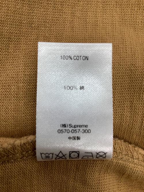 SUPREME（シュプリーム）SUPREME (シュプリーム) ポケットカットソー ブラウン サイズ:Sの古着・服飾アイテム