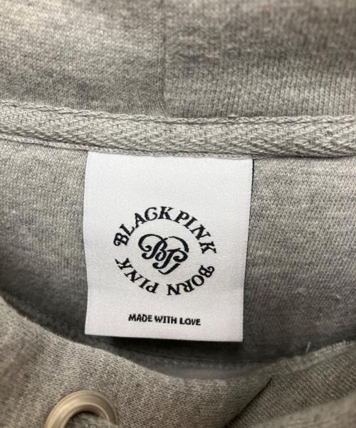 BLACK PINK（ブラックピンク）BLACK PINK (ブラックピンク) VERDY (ヴェルディ) プルオーバーパーカー グレー サイズ:XLの古着・服飾アイテム