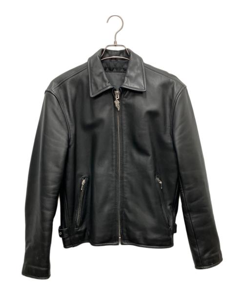 HARLEY-DAVIDSON（ハーレーダビッドソン）HARLEY-DAVIDSON (ハーレーダビッドソン) シングルライダースジャケット ブラック サイズ:-の古着・服飾アイテム