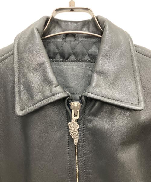 HARLEY-DAVIDSON（ハーレーダビッドソン）HARLEY-DAVIDSON (ハーレーダビッドソン) シングルライダースジャケット ブラック サイズ:-の古着・服飾アイテム