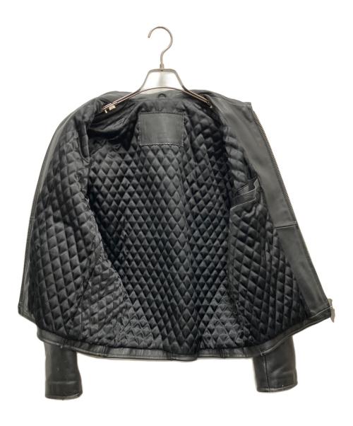 HARLEY-DAVIDSON（ハーレーダビッドソン）HARLEY-DAVIDSON (ハーレーダビッドソン) シングルライダースジャケット ブラック サイズ:-の古着・服飾アイテム