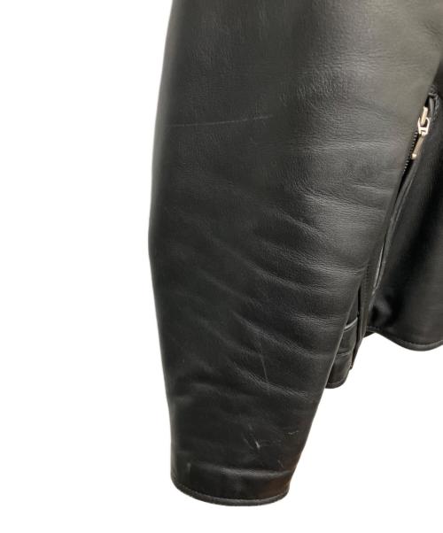 HARLEY-DAVIDSON（ハーレーダビッドソン）HARLEY-DAVIDSON (ハーレーダビッドソン) シングルライダースジャケット ブラック サイズ:-の古着・服飾アイテム