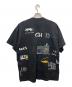BALENCIAGA (バレンシアガ) パッチワークデザイン オーバーサイズTシャツ ブラック サイズ:L：85000円