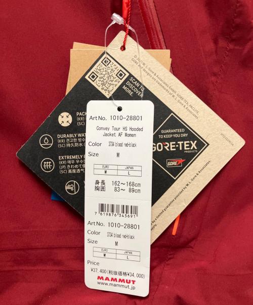 MAMMUT（マムート）MAMMUT (マムート) コンベイ ツアー ハードシェル フーデッド ジャケット レッド サイズ:Mの古着・服飾アイテム