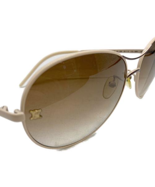 CELINE（セリーヌ）CELINE (セリーヌ) サングラス ピンク×ブラウンの古着・服飾アイテム