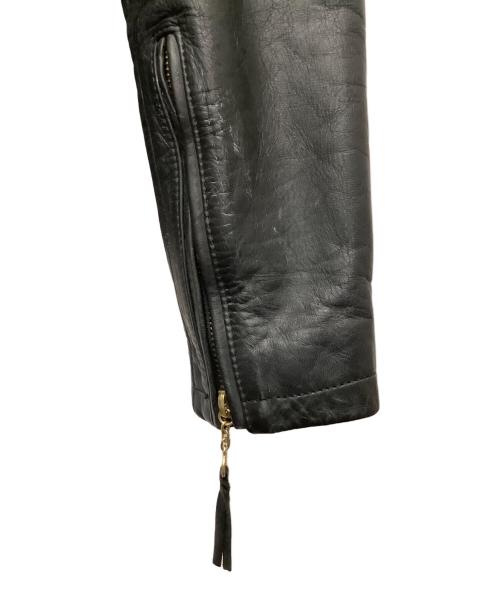 HARLEY-DAVIDSON（ハーレーダビッドソン）HARLEY-DAVIDSON (ハーレーダビッドソン) シングルライダースジャケット ブラック サイズ:SIZE　Mの古着・服飾アイテム