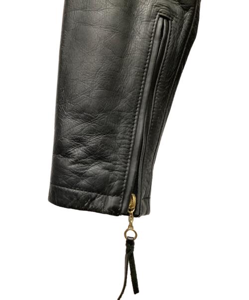 HARLEY-DAVIDSON（ハーレーダビッドソン）HARLEY-DAVIDSON (ハーレーダビッドソン) シングルライダースジャケット ブラック サイズ:SIZE　Mの古着・服飾アイテム