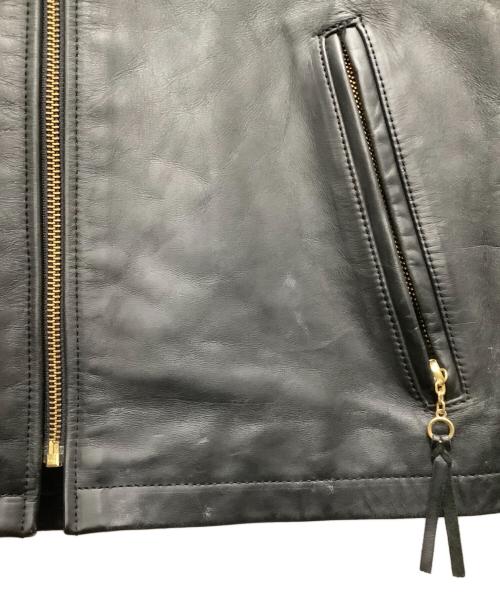 HARLEY-DAVIDSON（ハーレーダビッドソン）HARLEY-DAVIDSON (ハーレーダビッドソン) シングルライダースジャケット ブラック サイズ:SIZE　Mの古着・服飾アイテム