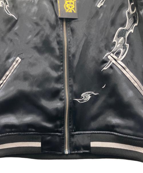 ONE PIECE（ワンピース）ONE PIECE (ワンピース) 絡繰魂 (カラクリダマシイ) スカジャン ブラック サイズ:Mの古着・服飾アイテム