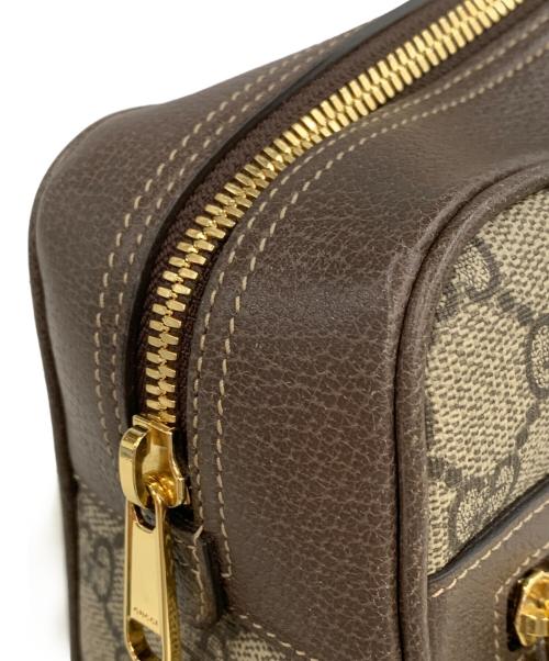 GUCCI（グッチ）GUCCI (グッチ) ショルダーバッグ　GGスプリーム ベージュの古着・服飾アイテム