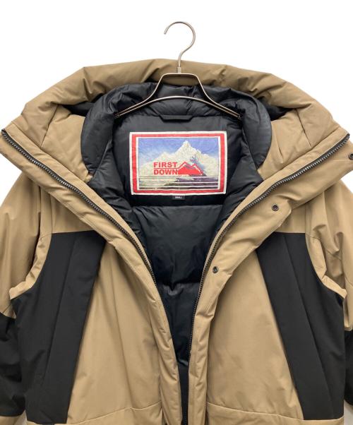 FIRST DOWN（ファーストダウン）FIRST DOWN (ファーストダウン) ダウンジャケット ベージュ サイズ:Ｓの古着・服飾アイテム