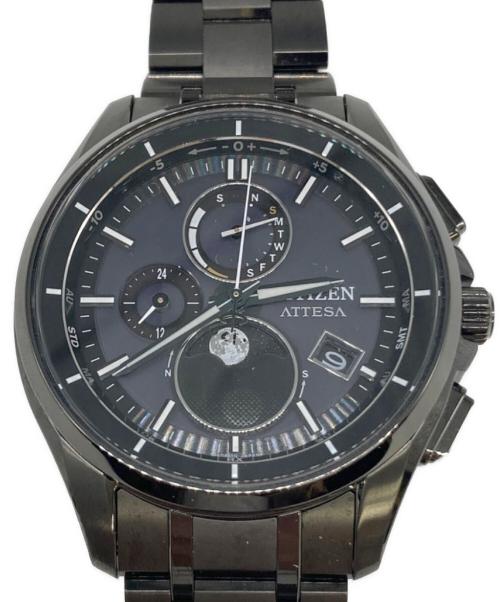 CITIZEN（シチズン）CITIZEN (シチズン) アテッサ　	ソーラークォーツ ブラックの古着・服飾アイテム