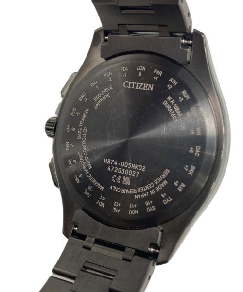CITIZEN（シチズン）CITIZEN (シチズン) アテッサ　	ソーラークォーツ ブラックの古着・服飾アイテム