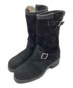 CHIPPEWAチペワ）の古着「エンジニアブーツ」｜ブラック