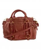 MIU MIUミュウミュウ）の古着「ハンドバッグ」｜ピンク