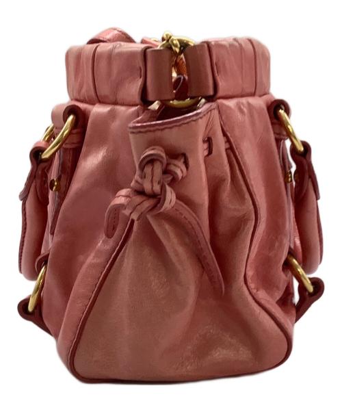 MIU MIU（ミュウミュウ）MIU MIU (ミュウミュウ) ハンドバッグ ピンクの古着・服飾アイテム