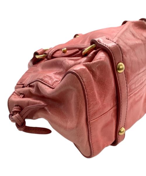 MIU MIU（ミュウミュウ）MIU MIU (ミュウミュウ) ハンドバッグ ピンクの古着・服飾アイテム