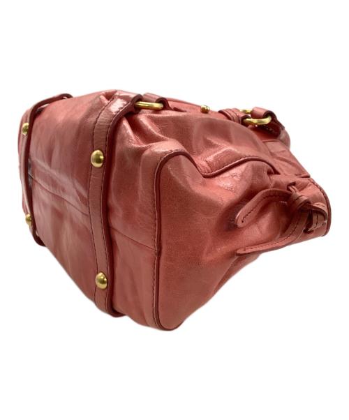 MIU MIU（ミュウミュウ）MIU MIU (ミュウミュウ) ハンドバッグ ピンクの古着・服飾アイテム