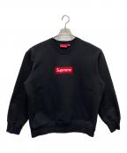 SUPREMEシュプリーム）の古着「スウェット　Box Logo Crewneck」｜ブラック