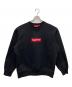 Supreme（シュプリーム）の古着「スウェット　Box Logo Crewneck」｜ブラック