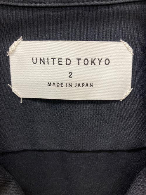 UNITED TOKYO（ユナイテッドトーキョー）UNITED TOKYO (ユナイテッドトーキョー) 132202008　半袖シャツ ネイビー サイズ:2の古着・服飾アイテム