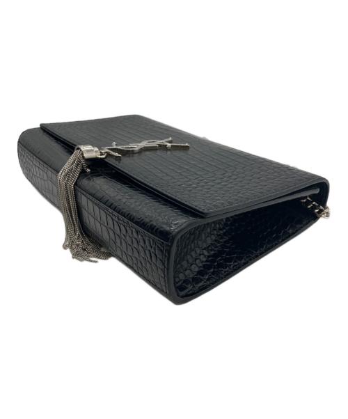 Saint Laurent Paris（サンローランパリ）Saint Laurent Paris (サンローランパリ) チェーンショルダーバッグ　	クラシック ケイト タッセル ミディアム ブラックの古着・服飾アイテム