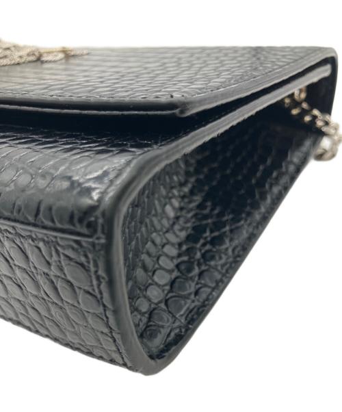 Saint Laurent Paris（サンローランパリ）Saint Laurent Paris (サンローランパリ) チェーンショルダーバッグ　	クラシック ケイト タッセル ミディアム ブラックの古着・服飾アイテム