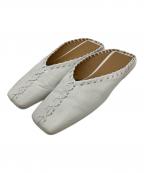 JIL SANDERジルサンダー）の古着「フラットパンプス」｜ホワイト