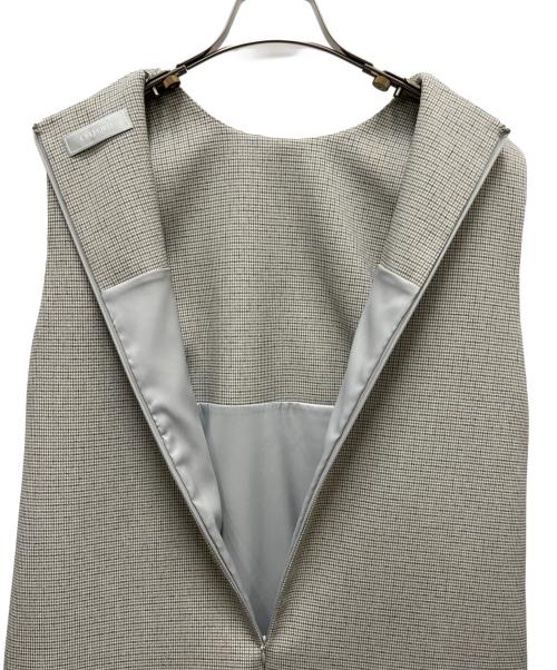 CELFORD（セルフォード）CELFORD (セルフォード) 裾ファーワンピース グレー サイズ:SIZE 38の古着・服飾アイテム