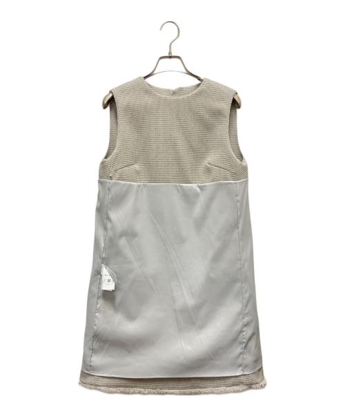 CELFORD（セルフォード）CELFORD (セルフォード) 裾ファーワンピース グレー サイズ:SIZE 38の古着・服飾アイテム