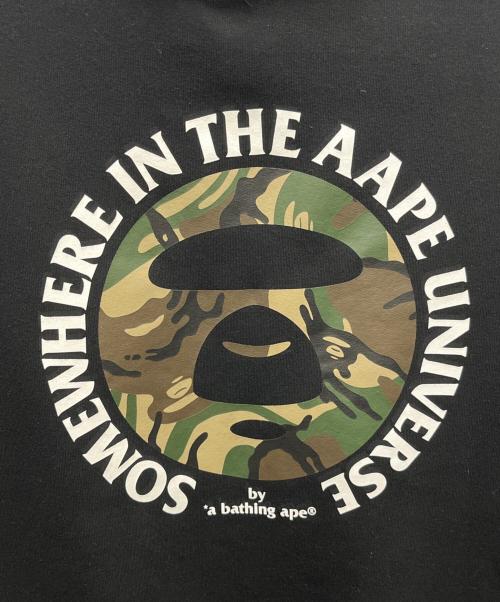A BATHING APE（ア ベイシング エイプ）A BATHING APE (ア ベイシング エイプ) プルオーバーパーカー ブラック サイズ:SIZE Lの古着・服飾アイテム