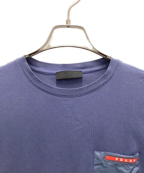 PRADA（プラダ）PRADA (プラダ) ナイロンポケットカットソー ネイビー サイズ:SIZE Lの古着・服飾アイテム