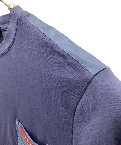PRADA（プラダ）PRADA (プラダ) ナイロンポケットカットソー ネイビー サイズ:SIZE Lの古着・服飾アイテム