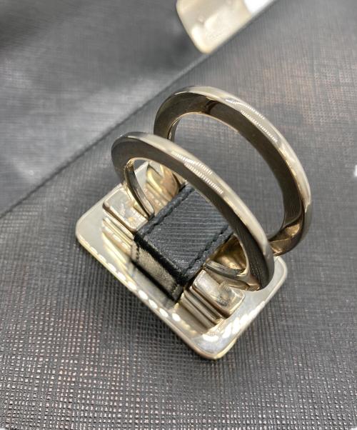 Salvatore Ferragamo（サルヴァトーレ フェラガモ）Salvatore Ferragamo (サルヴァトーレ フェラガモ) ハンドバッグ　ダブルガンチーニ ブラックの古着・服飾アイテム