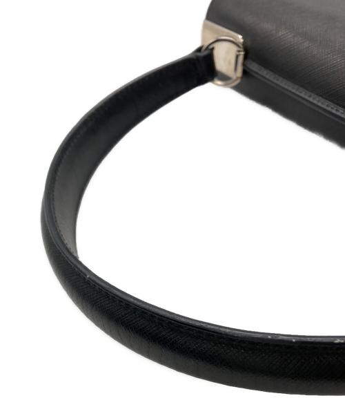 Salvatore Ferragamo（サルヴァトーレ フェラガモ）Salvatore Ferragamo (サルヴァトーレ フェラガモ) ハンドバッグ　ダブルガンチーニ ブラックの古着・服飾アイテム